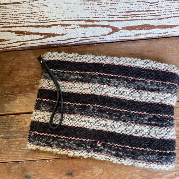 Anthropologie Do Everything in Love Striped Clutch - Picture 2 of 3